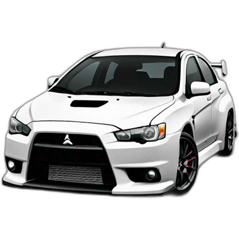 Mitsubishi evo X emoji