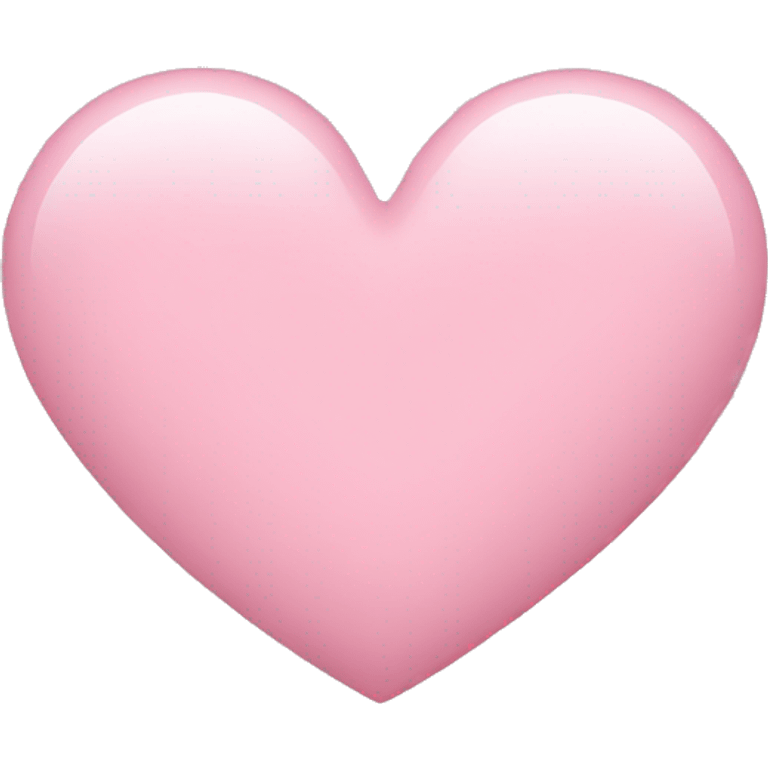 Baby pink heart emoji