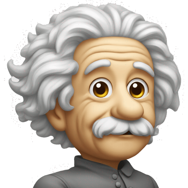 albert einstein lean on his fist emoji