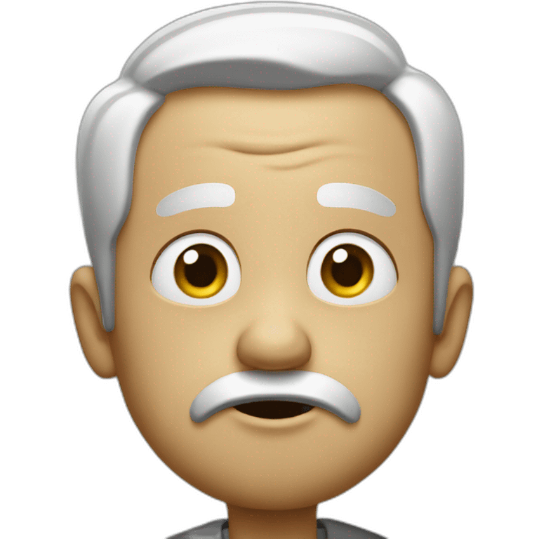 very confused albert emoji