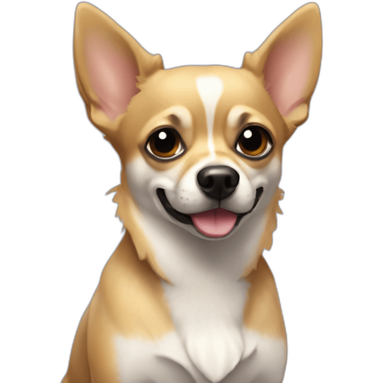 Alsatian chihuahua cross breed emoji