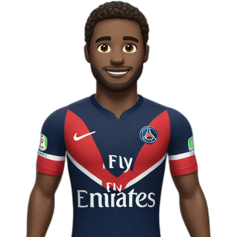 chat avec un maillot du psg emoji