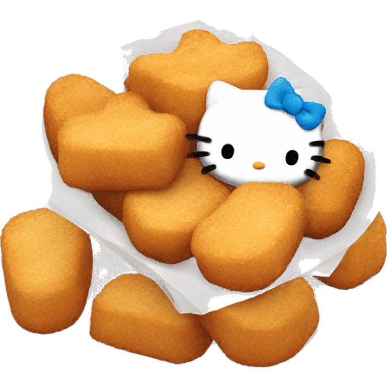 Hello Kitty nuggets emoji