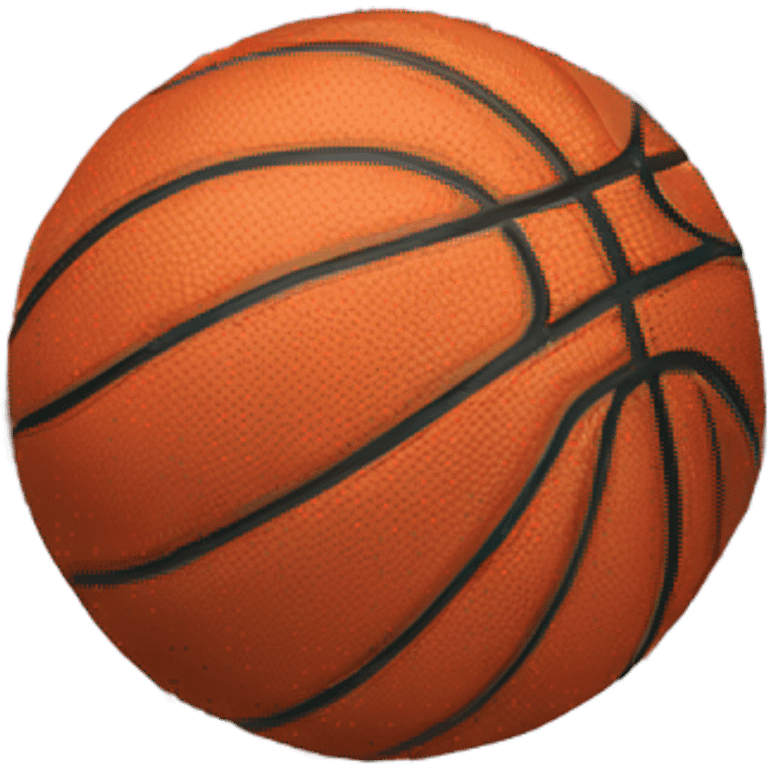 Basketball going through net emoji