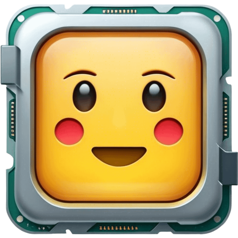 computer processor emoji