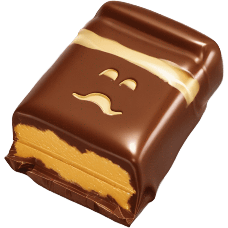 chocolate in wrapper emoji