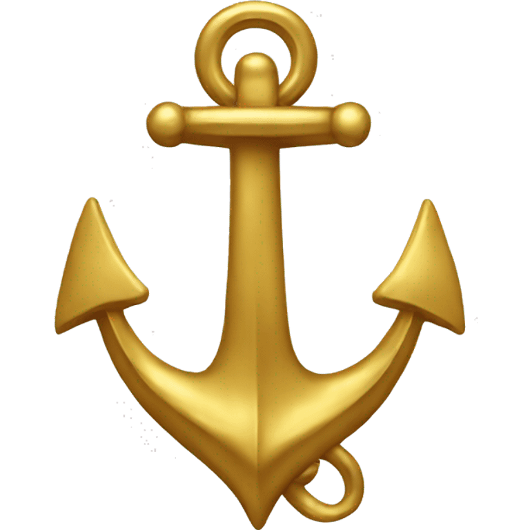 gold anchor emoji