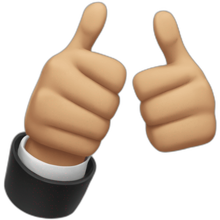 two thumbs down emoji