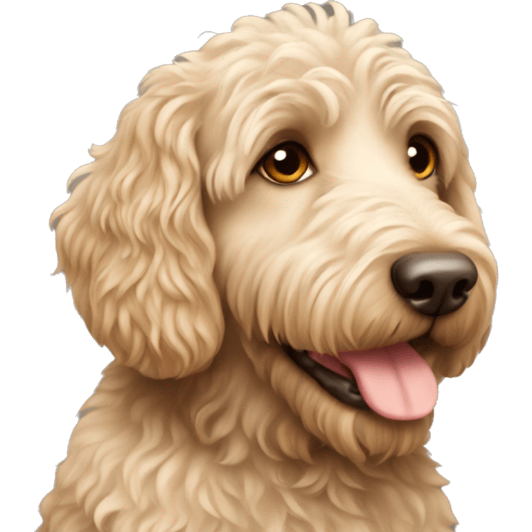 Labradoodle  emoji