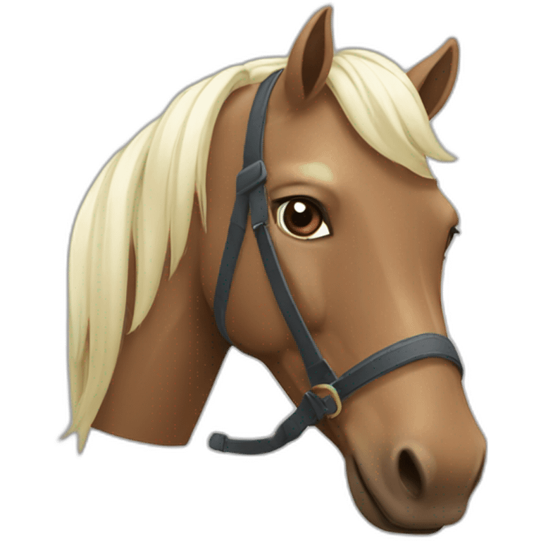 Cavalo feliz emoji