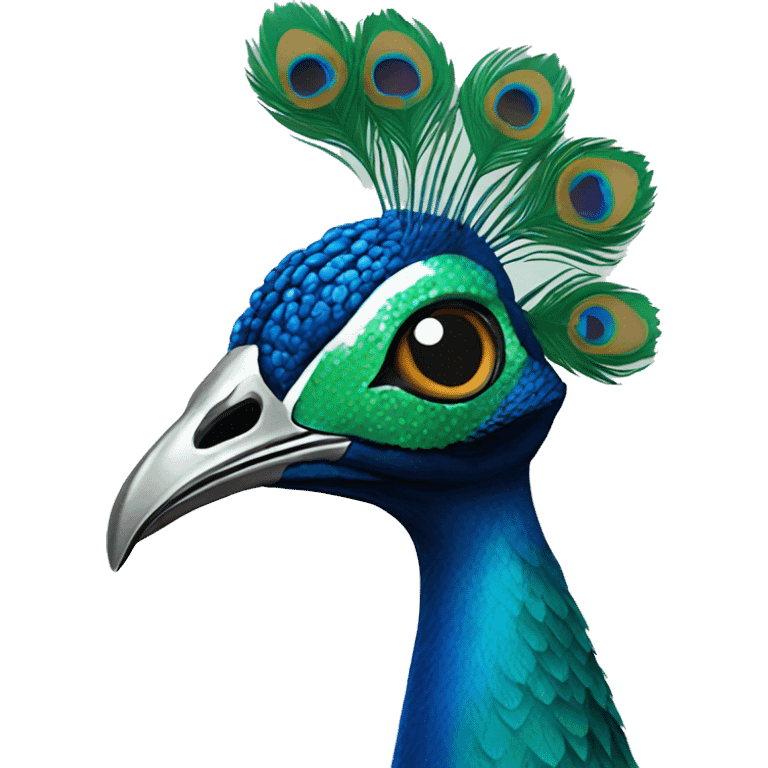 Peacock emoji