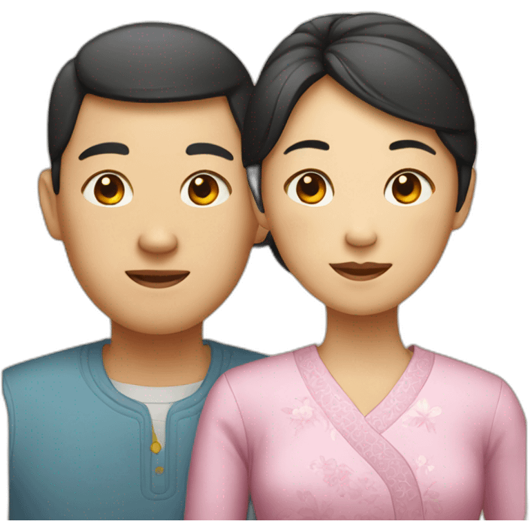 Chinese family emoji