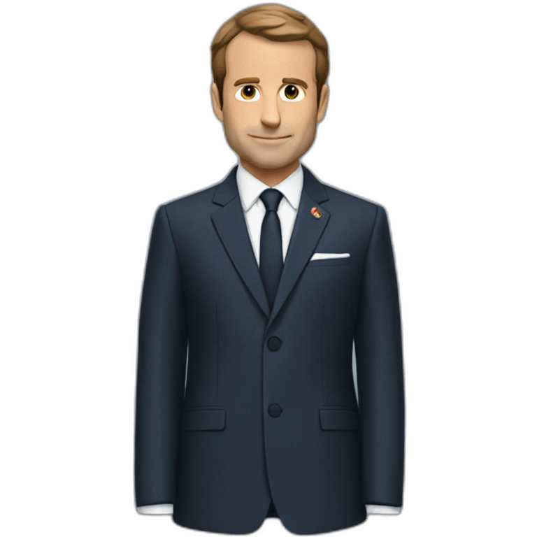 Macron suit emoji