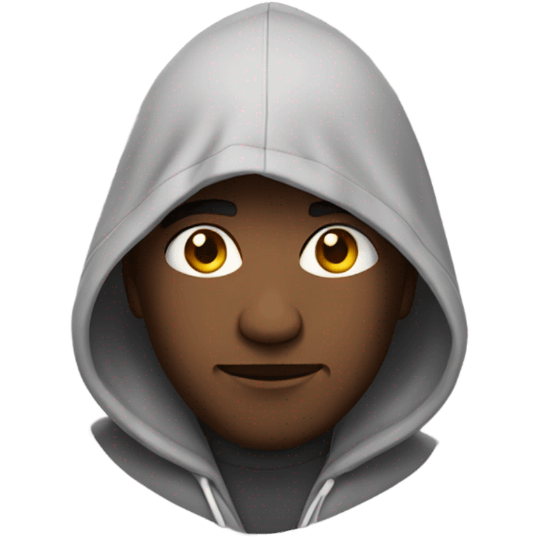 Man wearing hoodie emoji