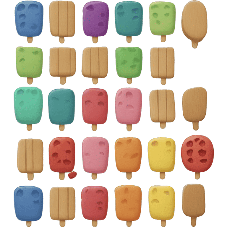 Paleta de mezclas de color emoji