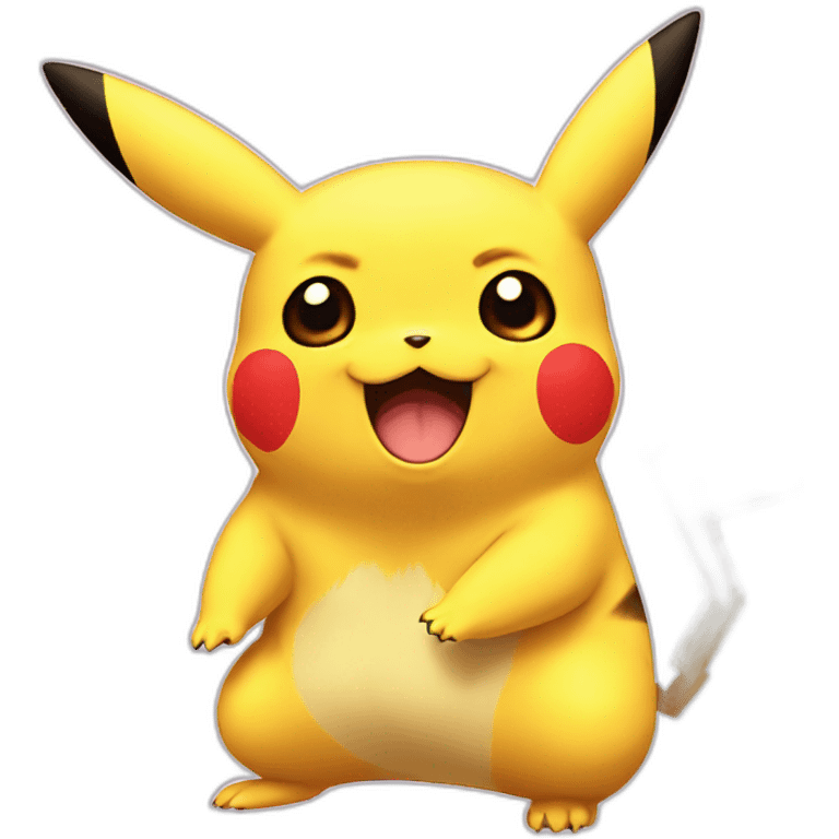 Pikachu blink emoji