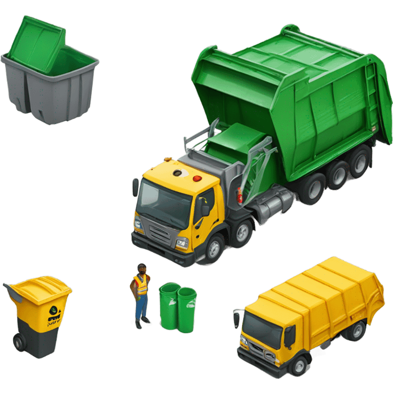 Trash truck  emoji