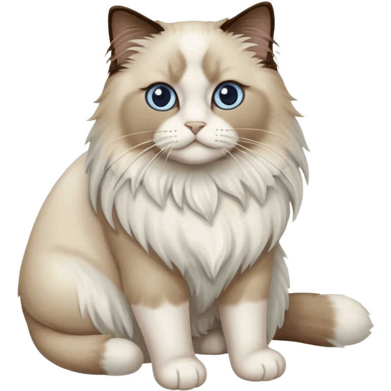 a ragdoll emoji