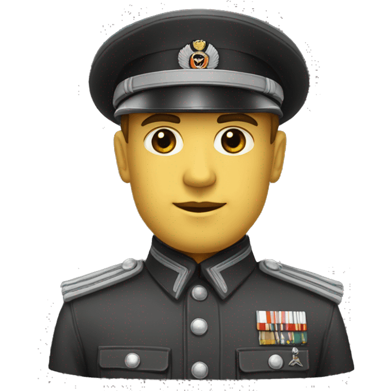 germany 1944 military officer black uniform emoji