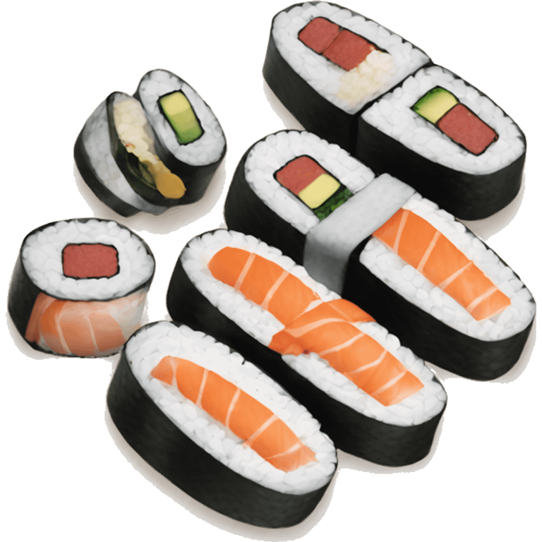 Set sushi emoji