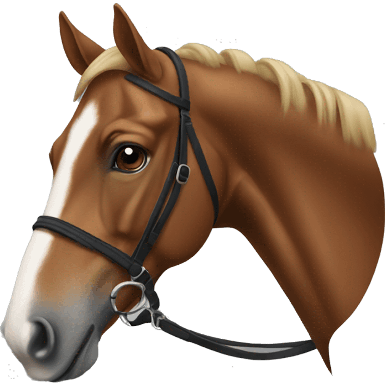 Horse brown eventing emoji