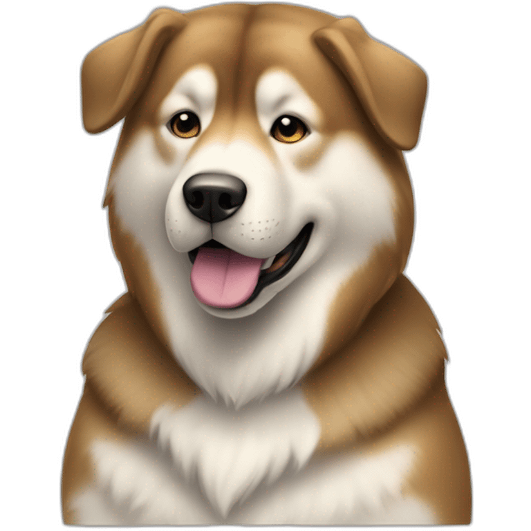 Dog alaskan malamut full-height emoji