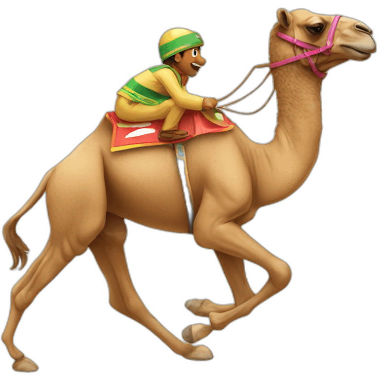 camel racing emoji