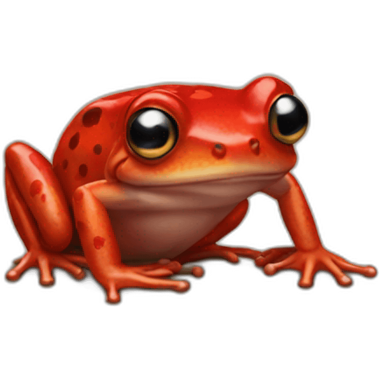   red frog emoji