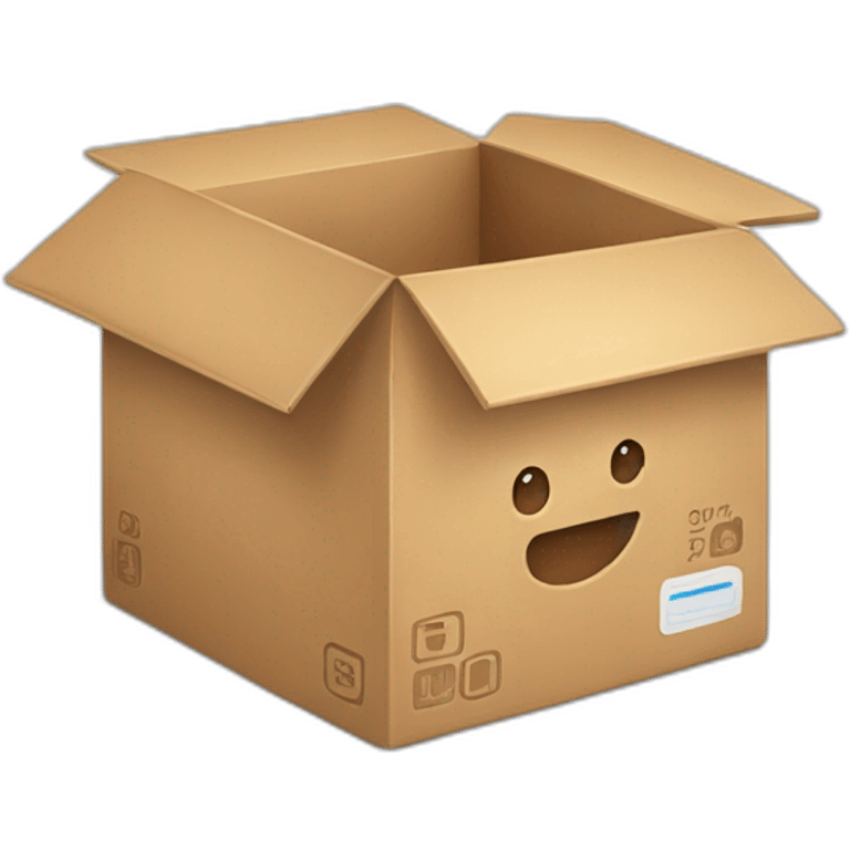 box with discounts inside emoji