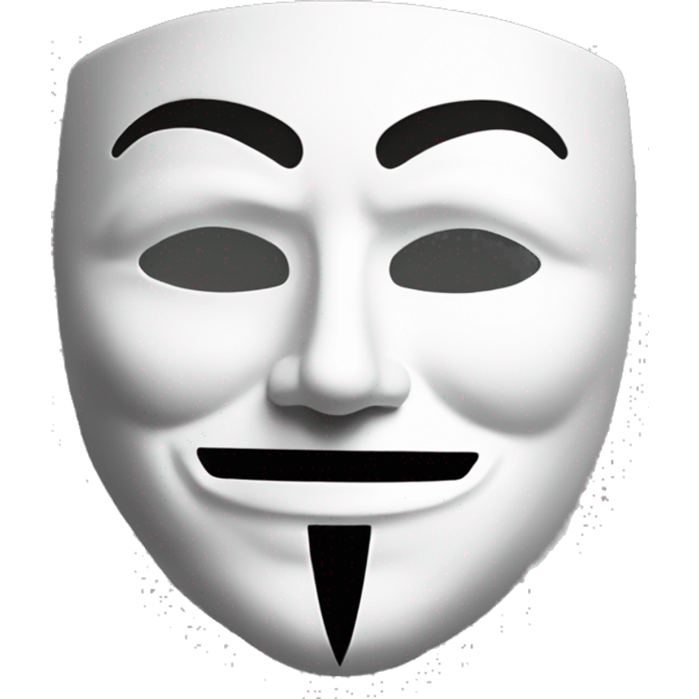 anonymous mask bitcoin emoji