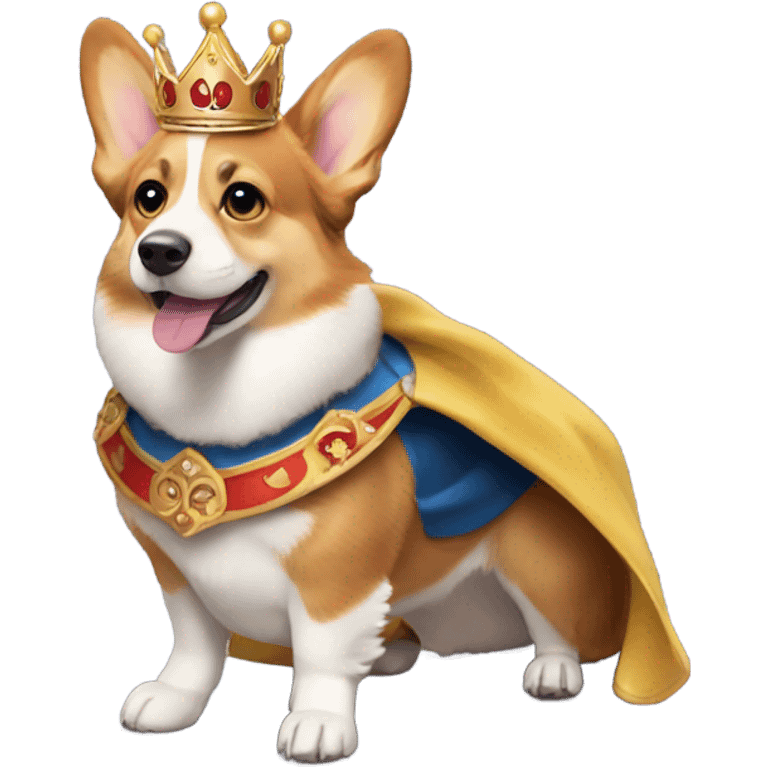 Royal corgi emoji