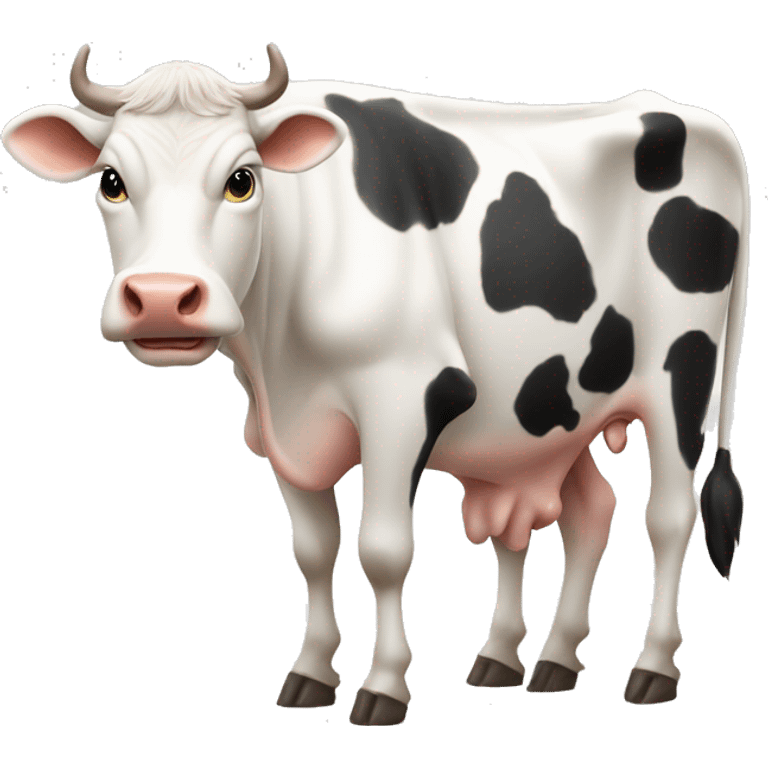 cow with udder side view emoji