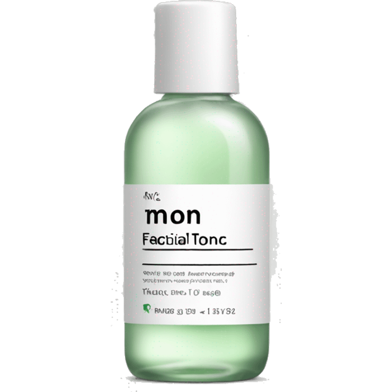 facial tonic with label emoji