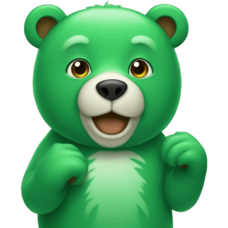 Green bear emoji