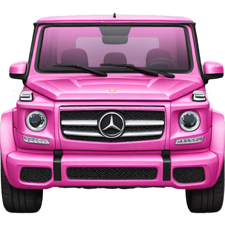 Pink Mercedes g wagon emoji