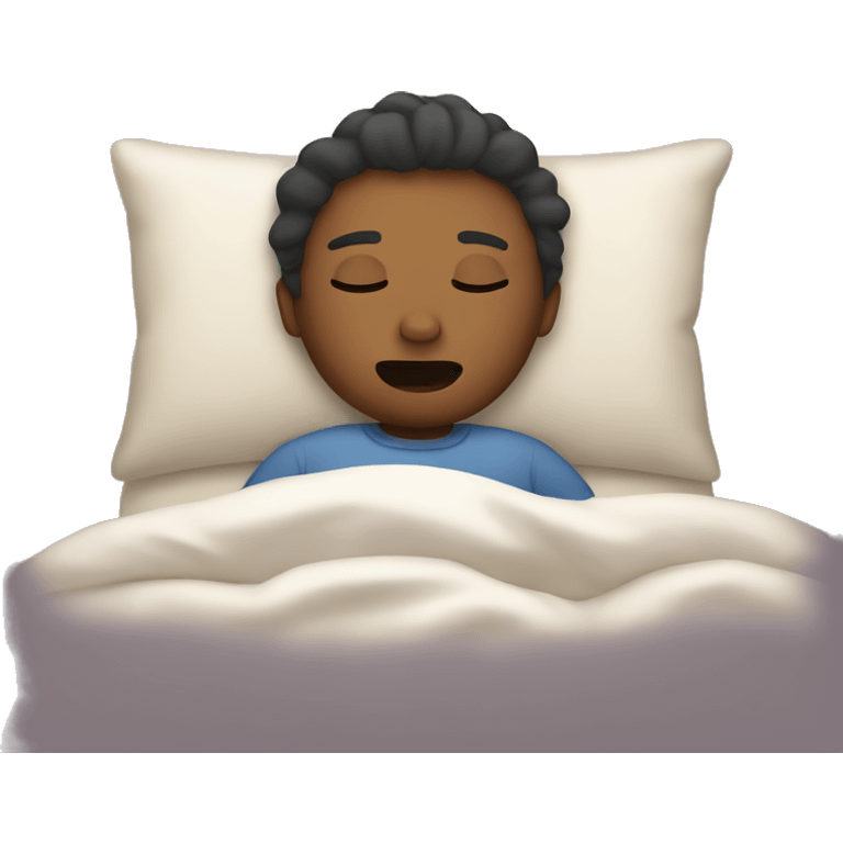 sleeping in bed emoji