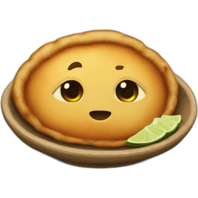 Puri indian food emoji