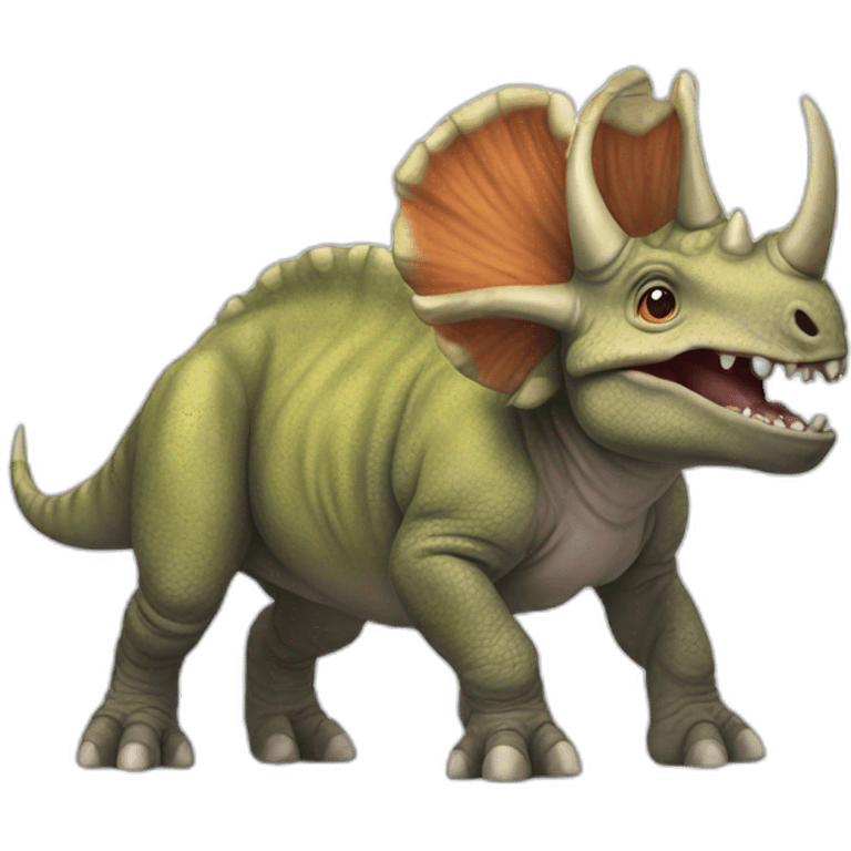 Triceratops emoji