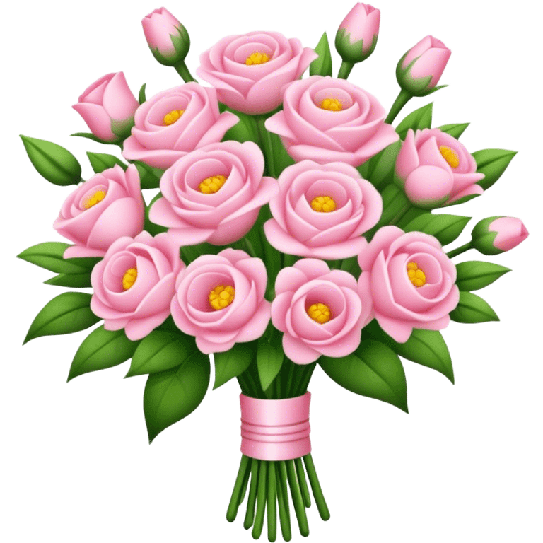 light pink bouquet of flowers  emoji