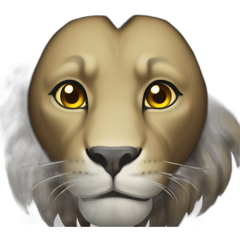 Black lion gaming emoji