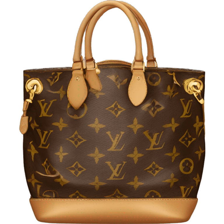 Louis Vuitton Sac Noé emoji