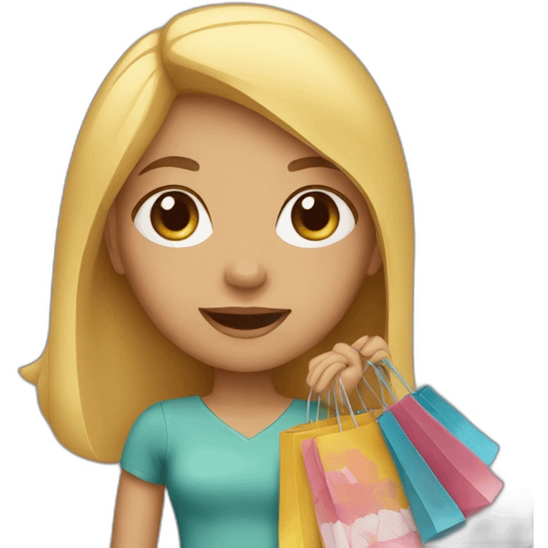 shopping girl emoji