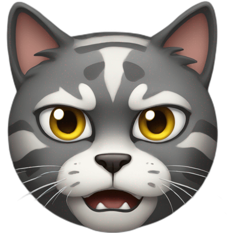 Angry cat emoji