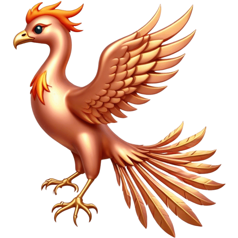 Rose Gold Phoenix emoji