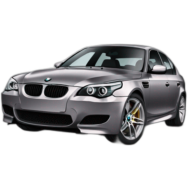 A BMW M5 E60 emoji