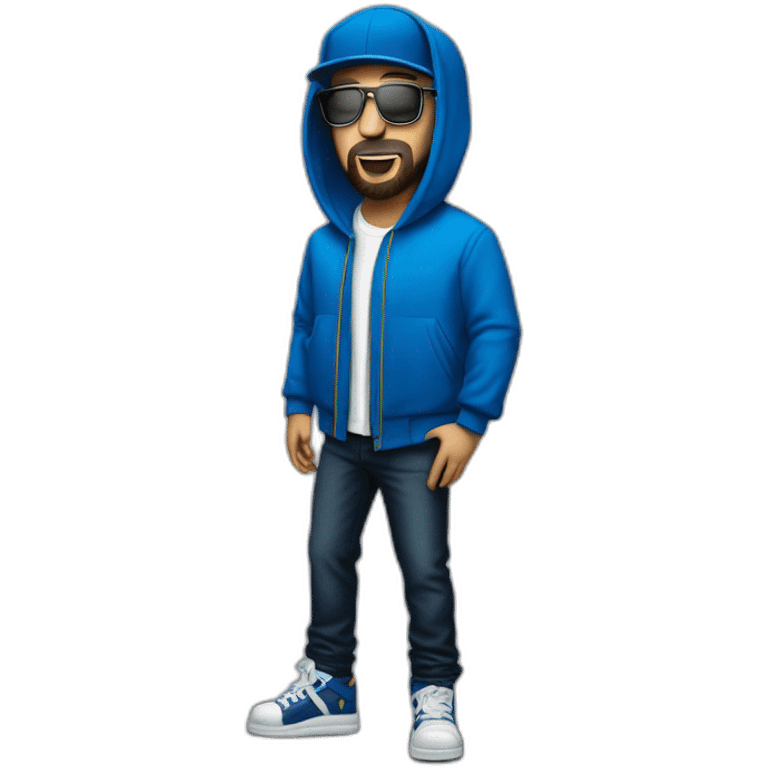 Charles Michel dresses as a rapper emoji