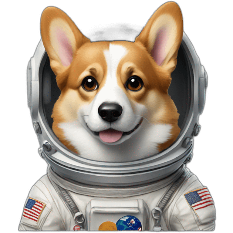 Corgi-astronaut-woof emoji