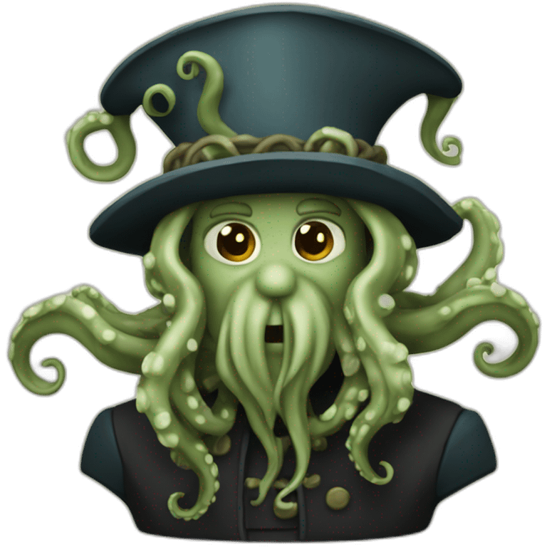 Davy Jones with tentacles emoji