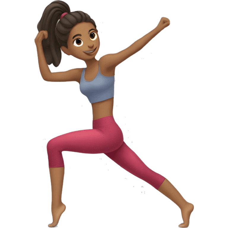 Pilates girl emoji