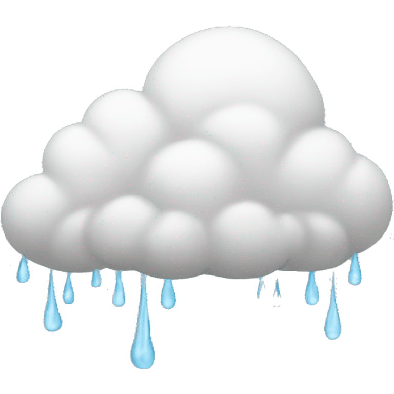 Rainy cloud  emoji